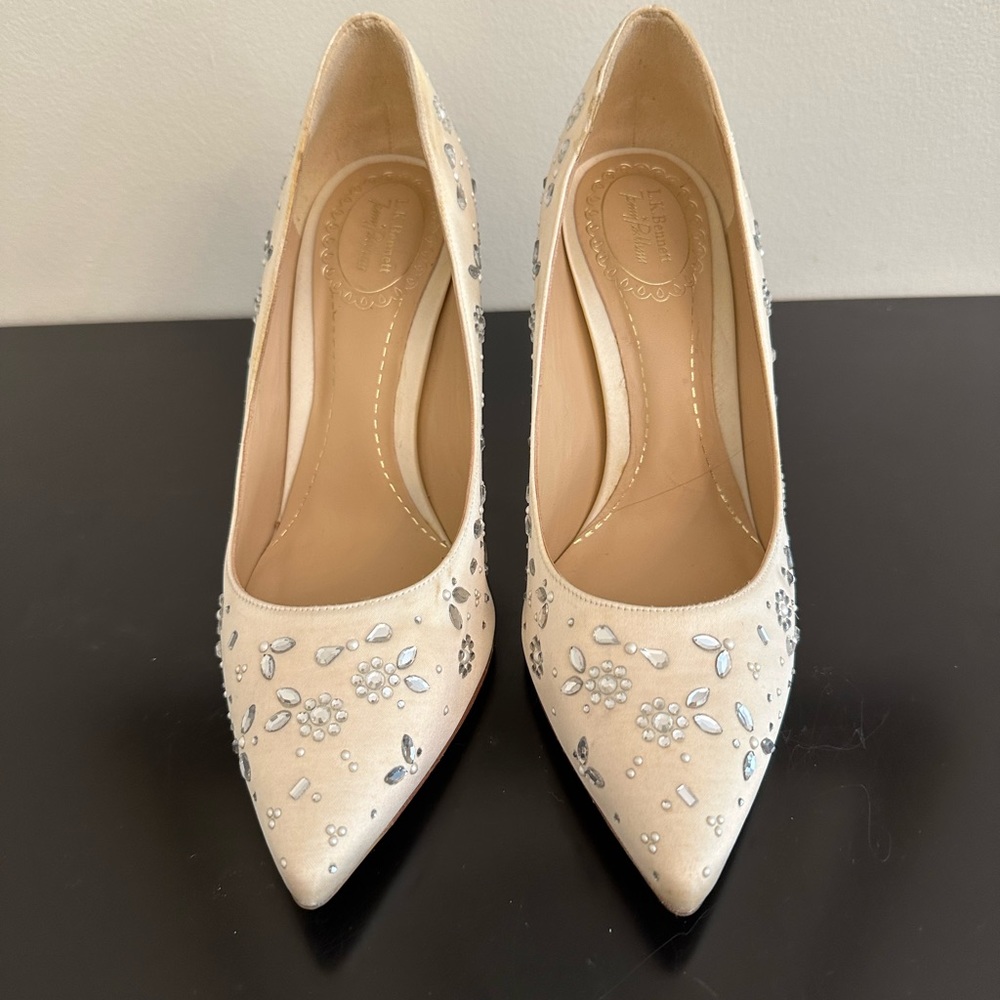 LK Bennet x Jenny Packham bridal shoes size 8